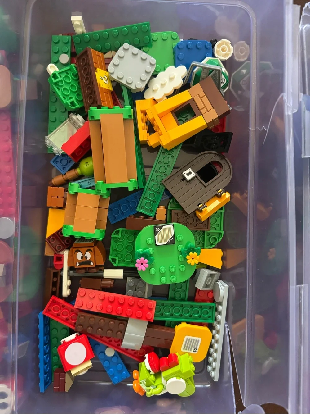 4 Mario Lego Sets, Group lot